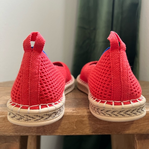Rothy’s The Espadrille size 8.5 in Red Hot - Picture 4 of 7